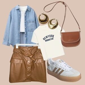 Promesa Mini Skirt Tie Front